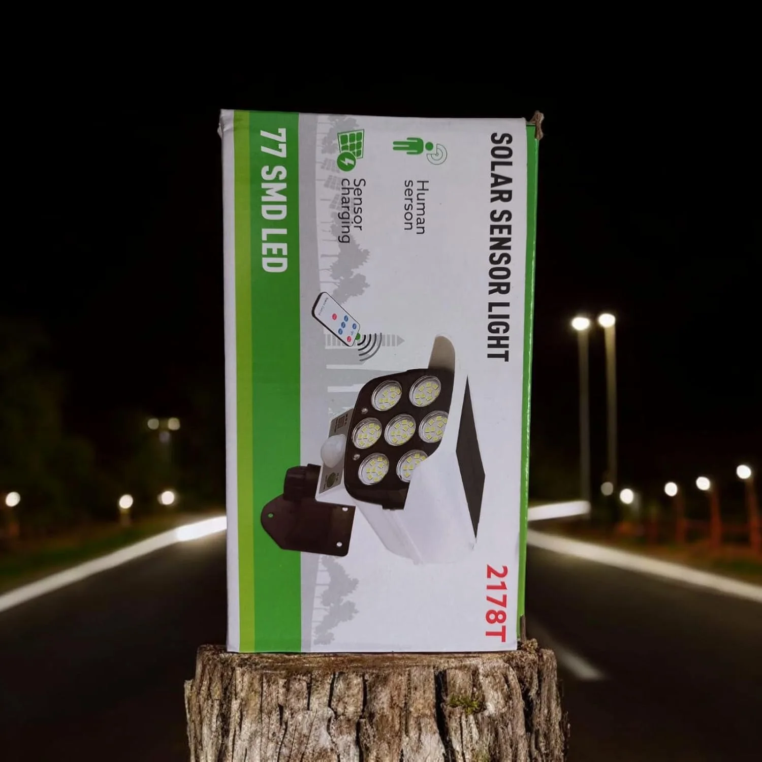 ضوء على شكل كاميرا يعمل بالطاقة الشمسية