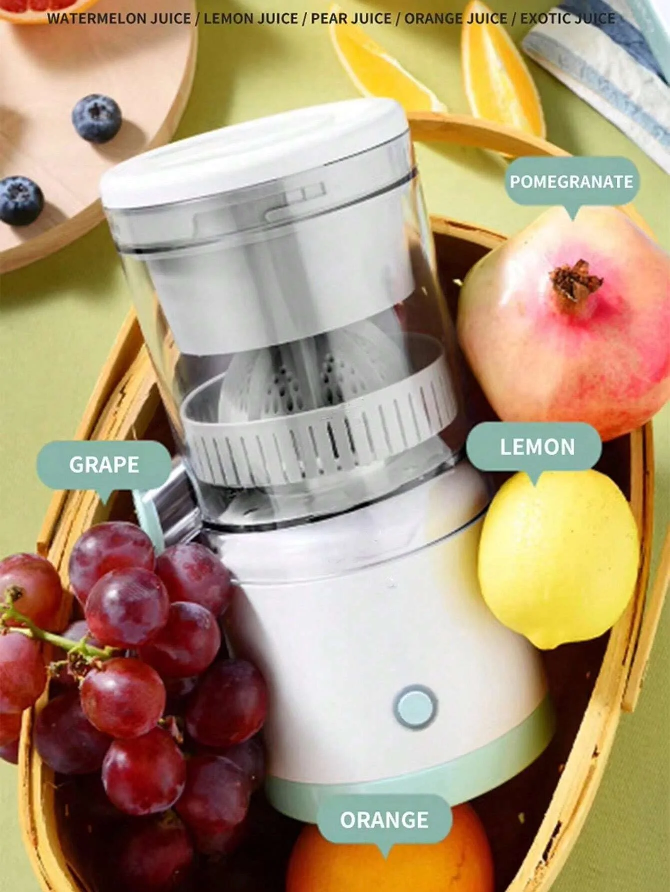 عصارة برتقال كهربائية محمولة