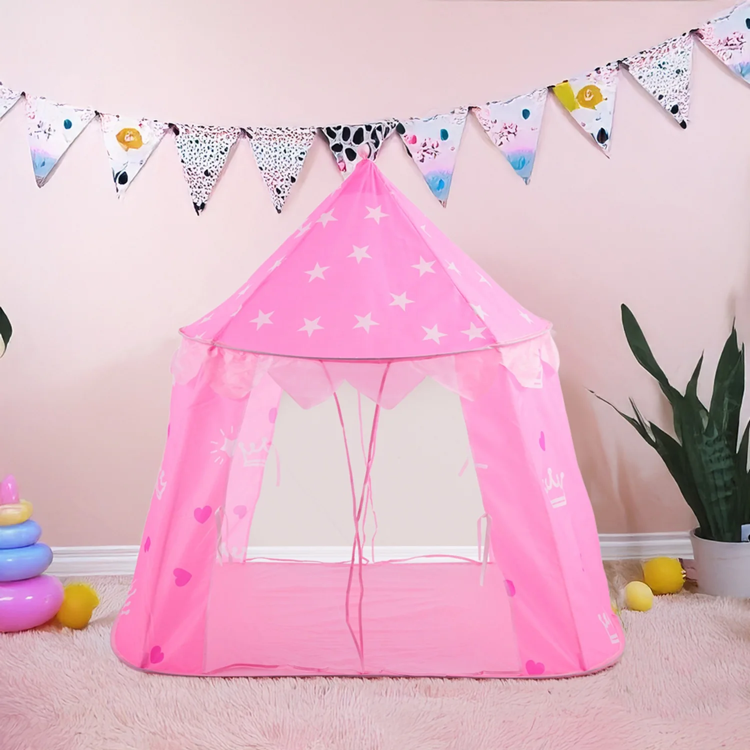 خيمة لعب قلعة ساحرة قابلة للطي