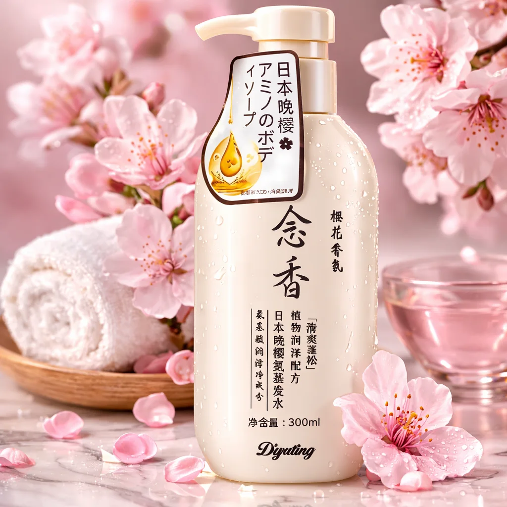 شامبو ساكورا لنمو الشعر