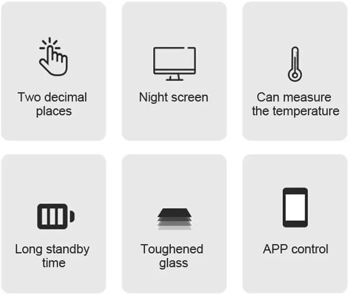 ميزان إلكتروني ذكي بلوتوث