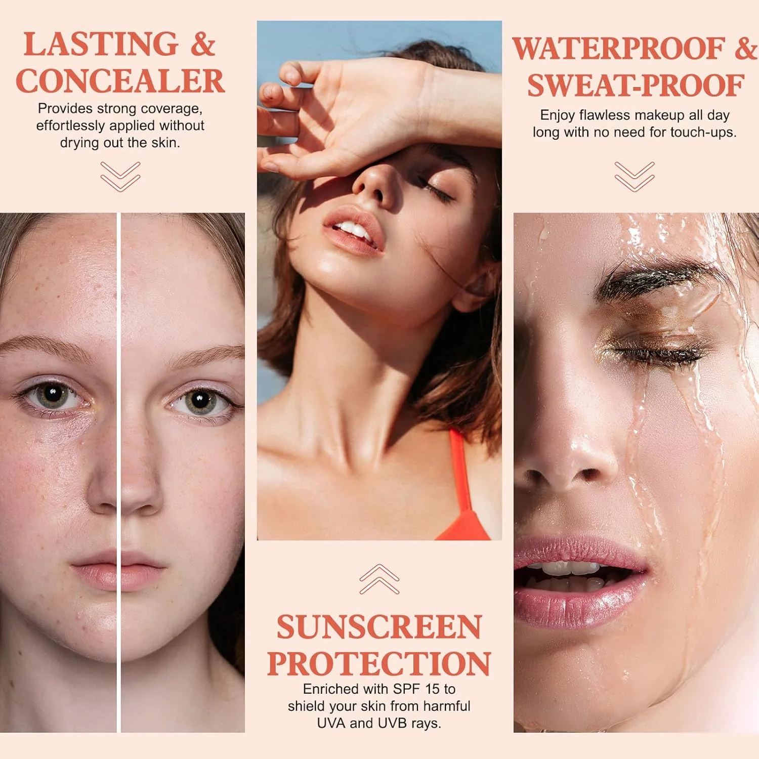 كريم أساس للبشرة ذات اللون الدافئ