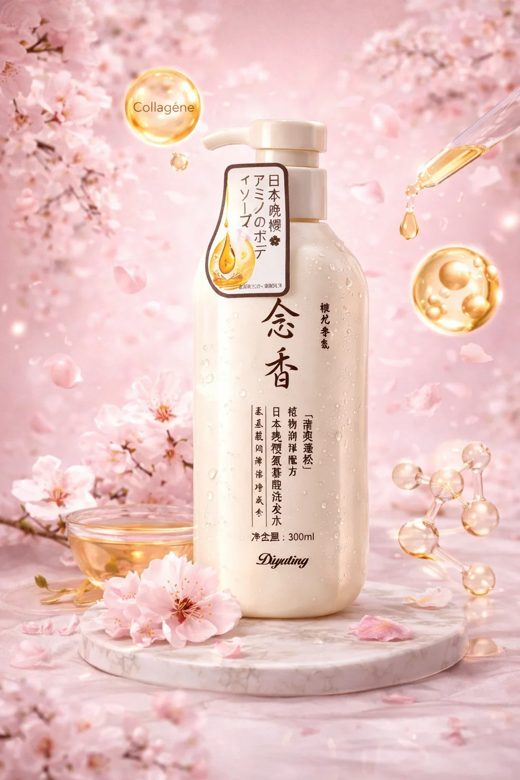 شامبو ساكورا لنمو الشعر