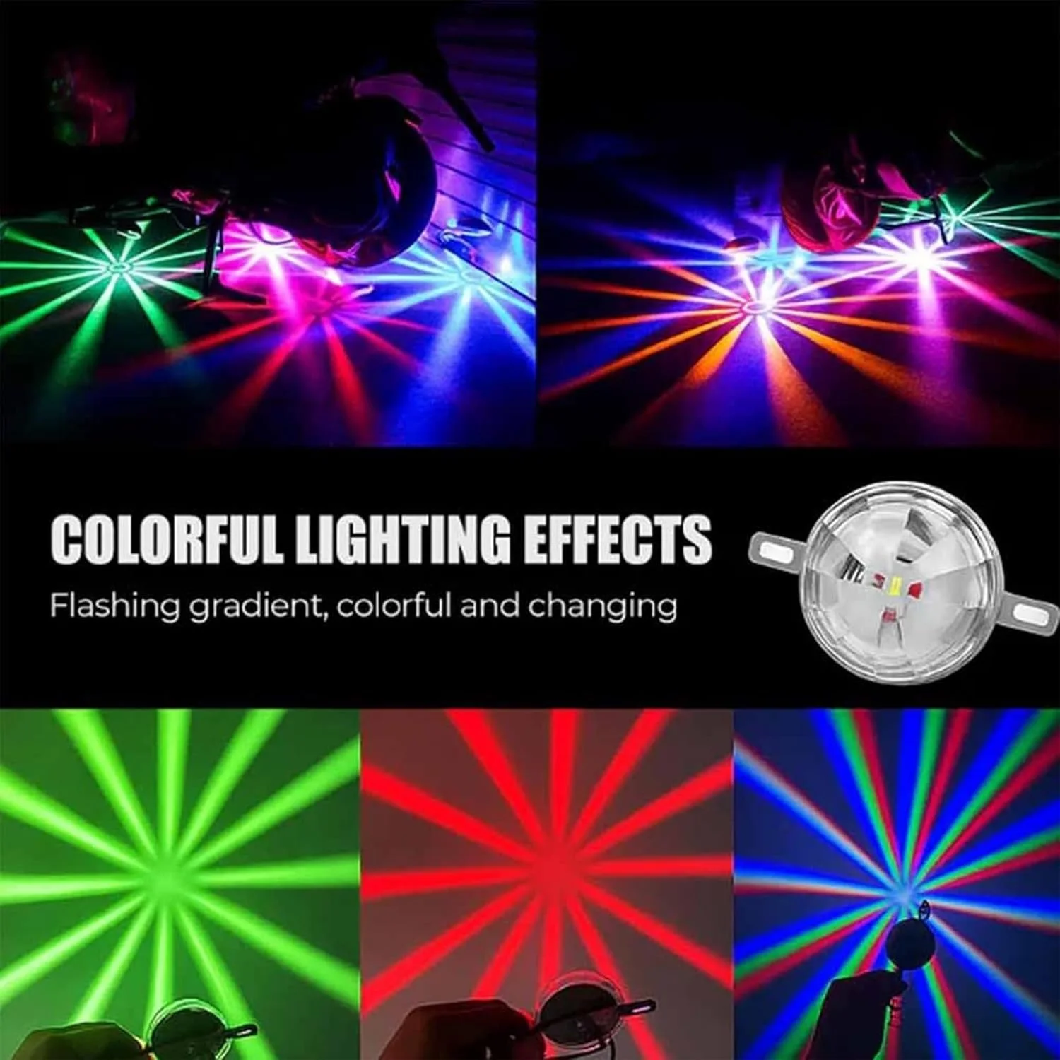 اضاءة متعددة للسيارات بالوان مختلفة