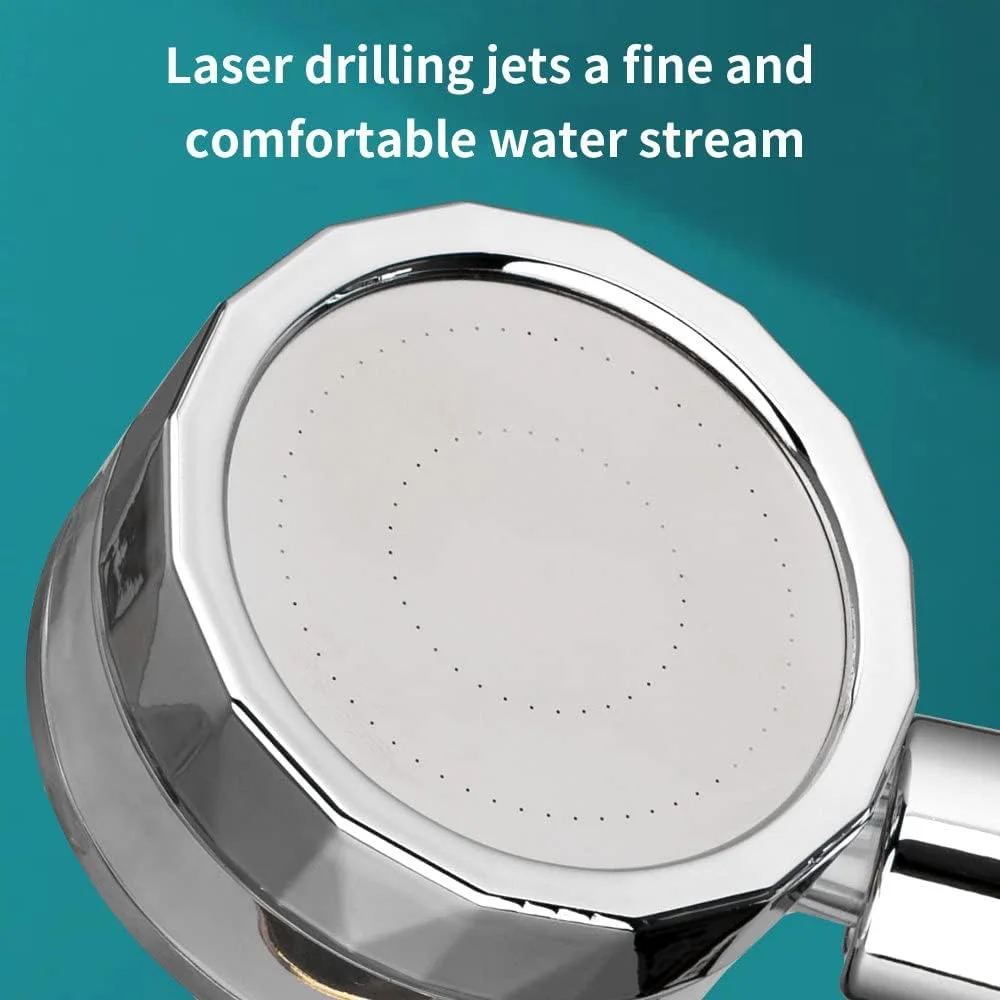 رأس دش توربيني يدور 360 درجة