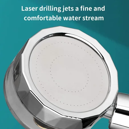 رأس دش توربيني يدور 360 درجة