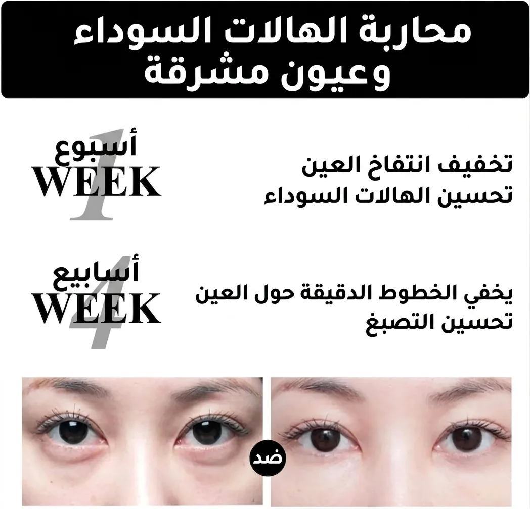 كريم العين بالريتينول وببتيدات سم الثعبان