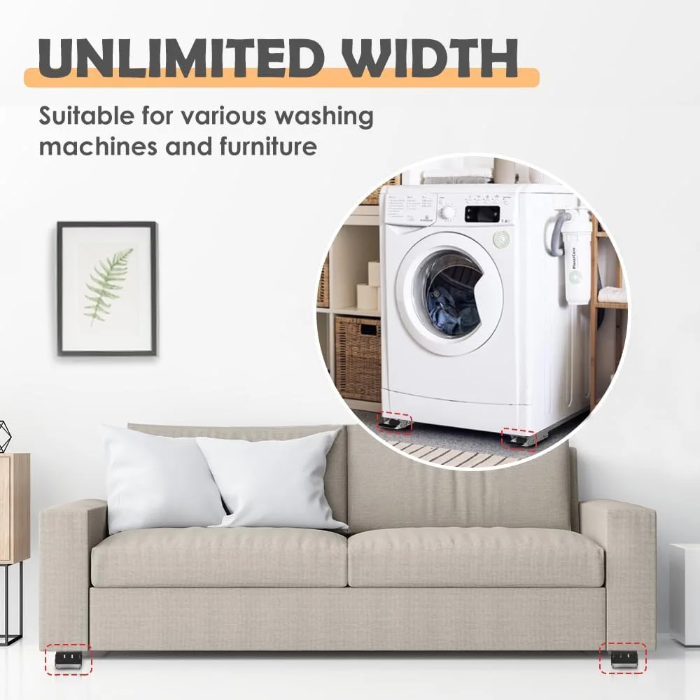 KELIXU - حامل غسالة ملابس