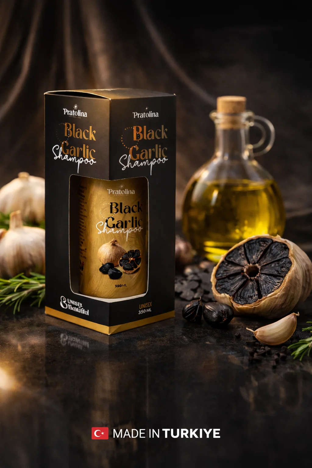 شامبو الثوم الأسود – الحل الطبيعي لشعر قوي وكثيف