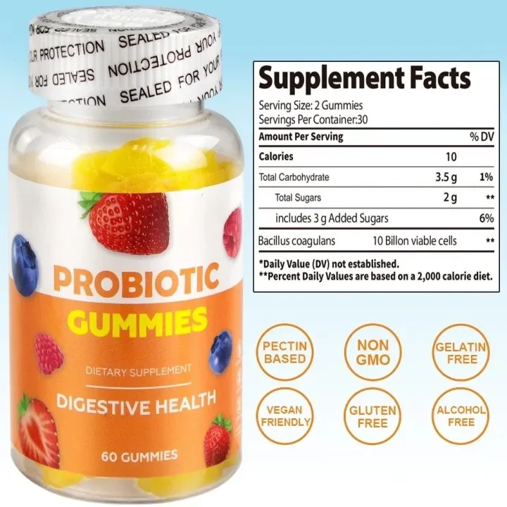 علكات البروبيوتيك لصحة الجهاز الهضمي والمناعة