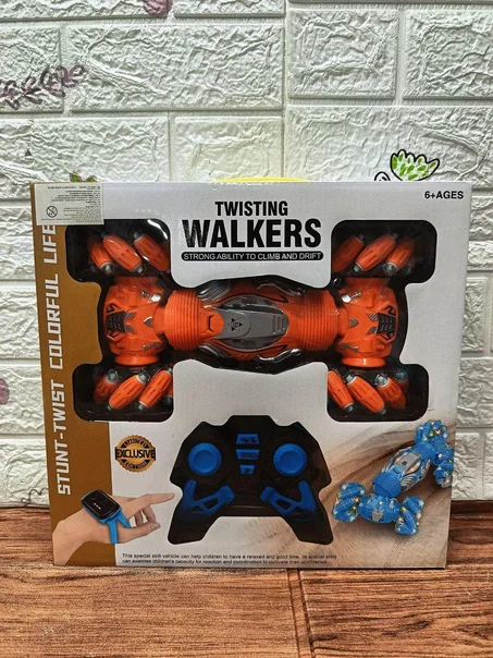 سياراة الدوارة جهاز التحكم عن بعد و ساعة اليد