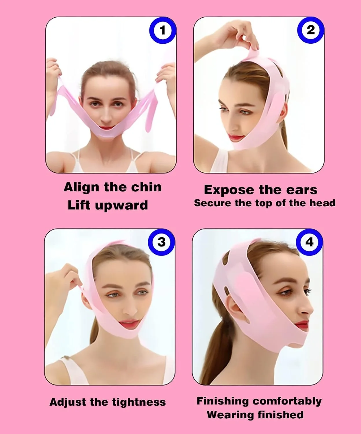 حزام شد الوجه وتقليل الذقن المزدوجة – V Line