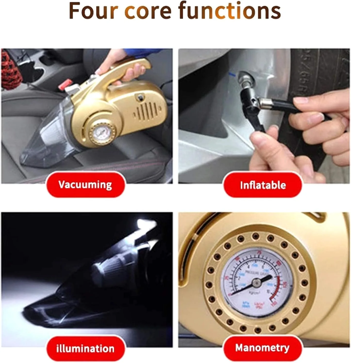 مكنسة كهربائية متعددة الوظائف للسيارة والمنزل