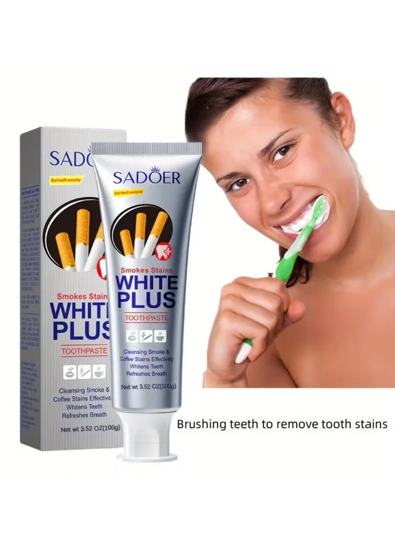 معجون أسنان وايت بلس لتبييض الأسنان