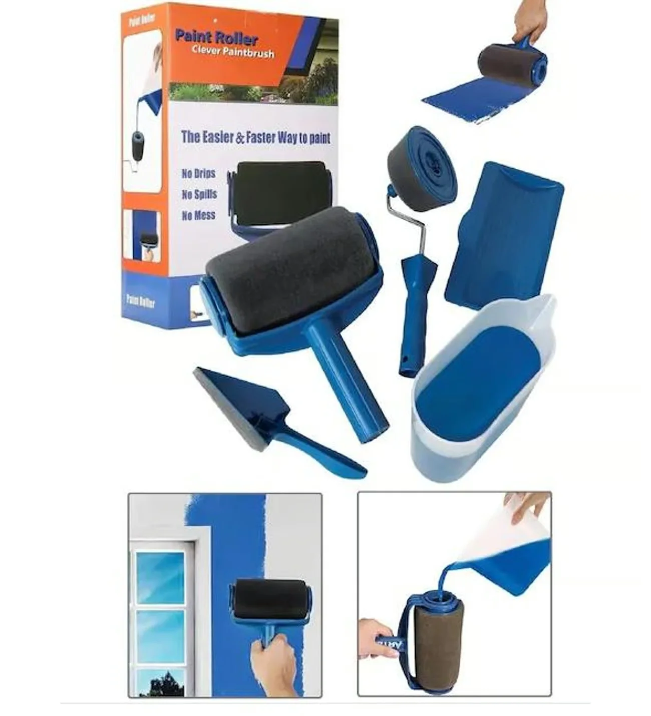 أسطوانة طلاء وفرشاة طلاء ذكية