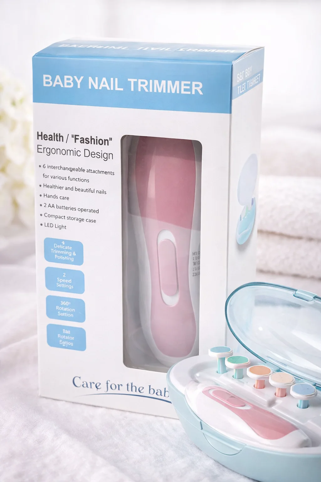 مقص أظافر كهربائي للأطفال والرضع