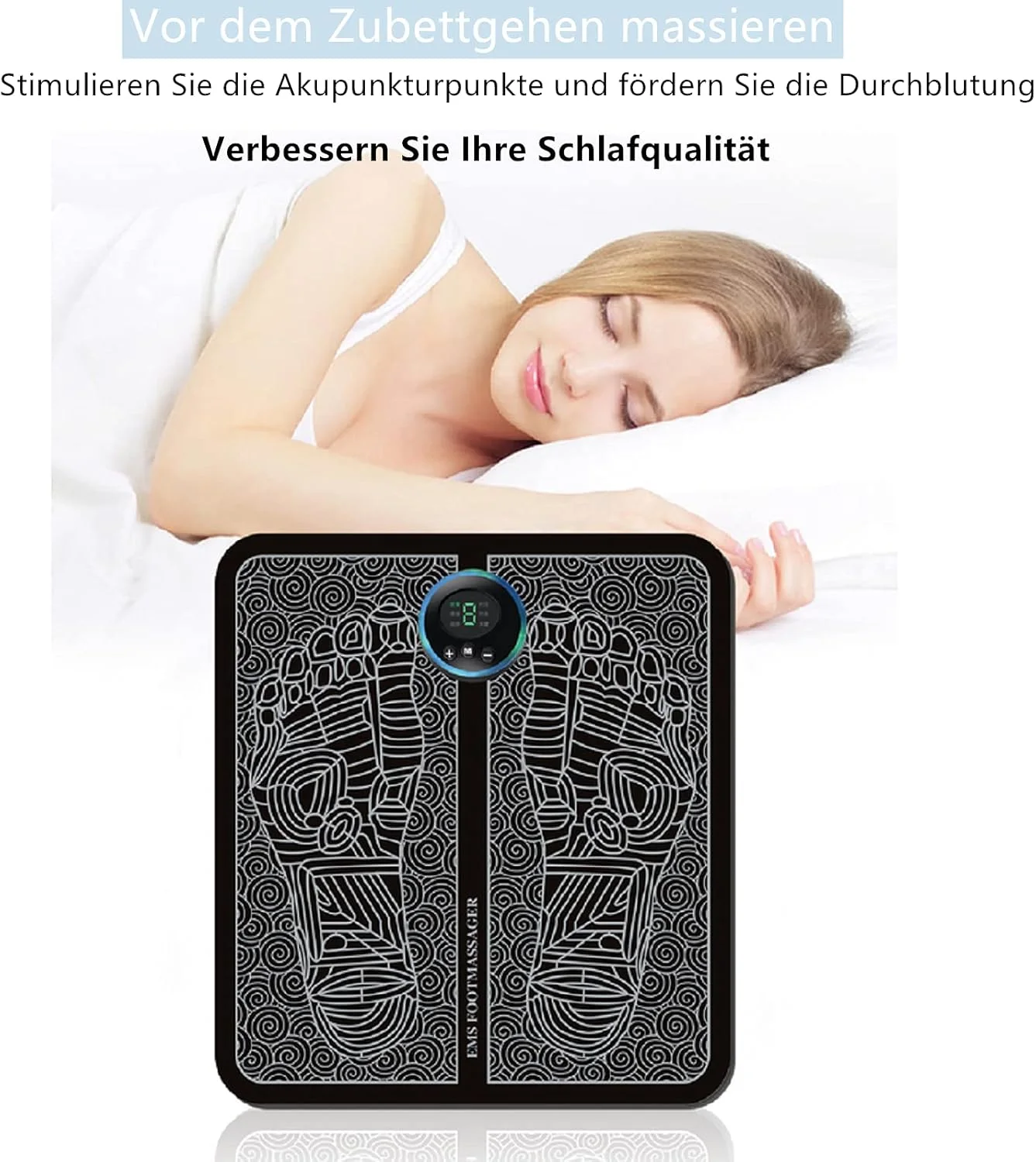 سجادة تدليك القدم بتقنية EMS