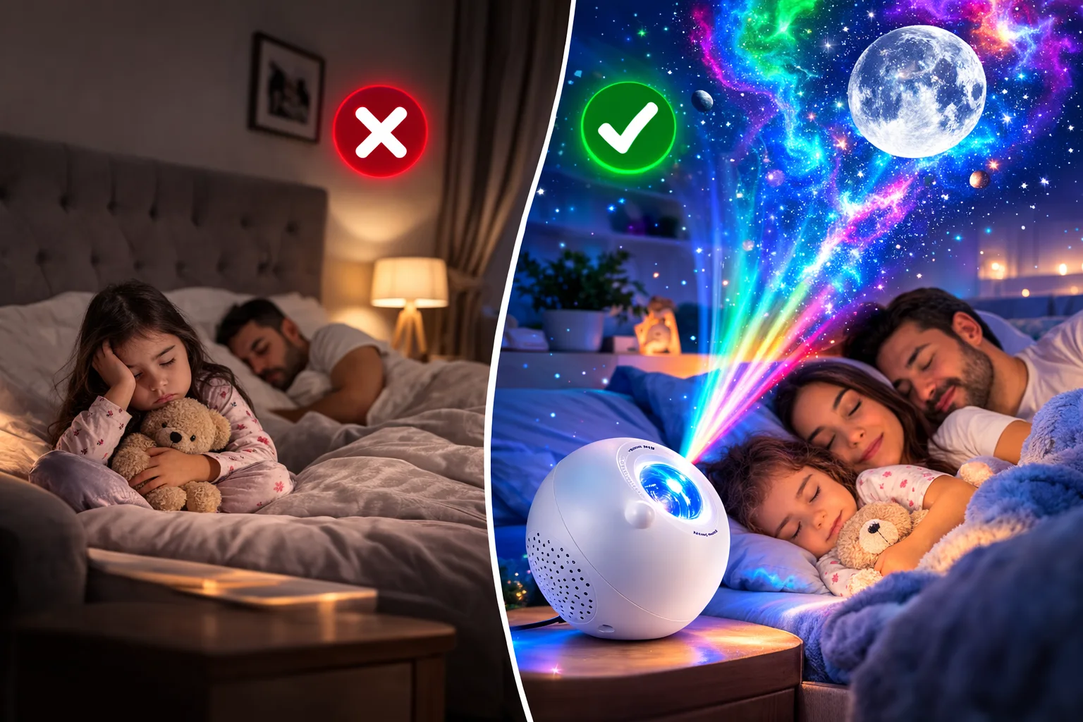 جهاز عرض جالاكسي مزود بسماعة بلوتوث