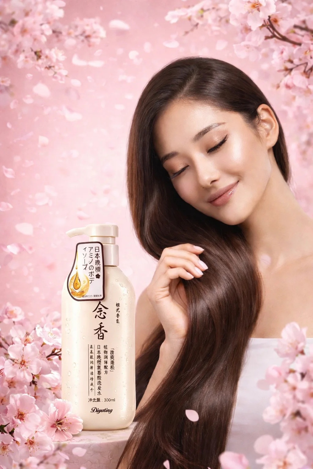 شامبو ساكورا لنمو الشعر