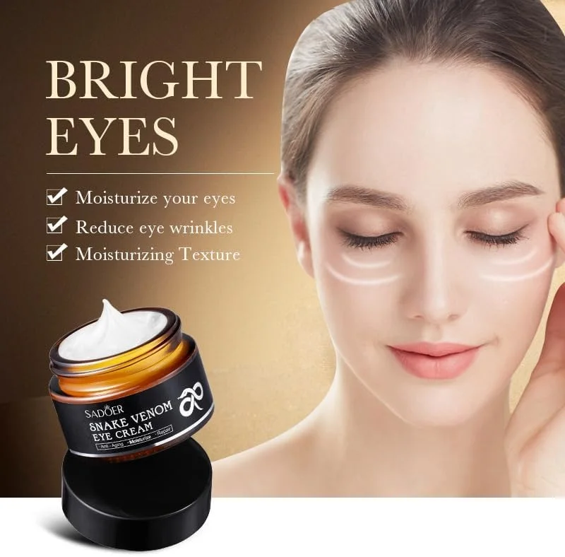كريم العين بالريتينول وببتيدات سم الثعبان