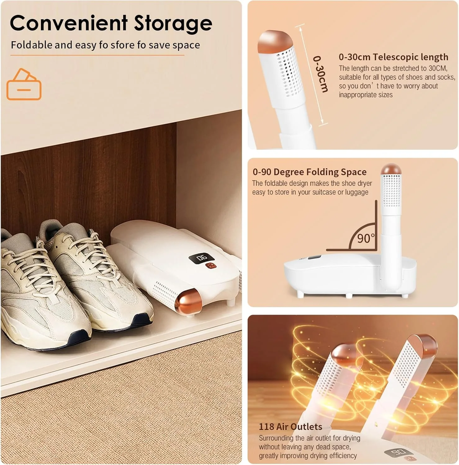 مجفف الأحذية الكهربائي