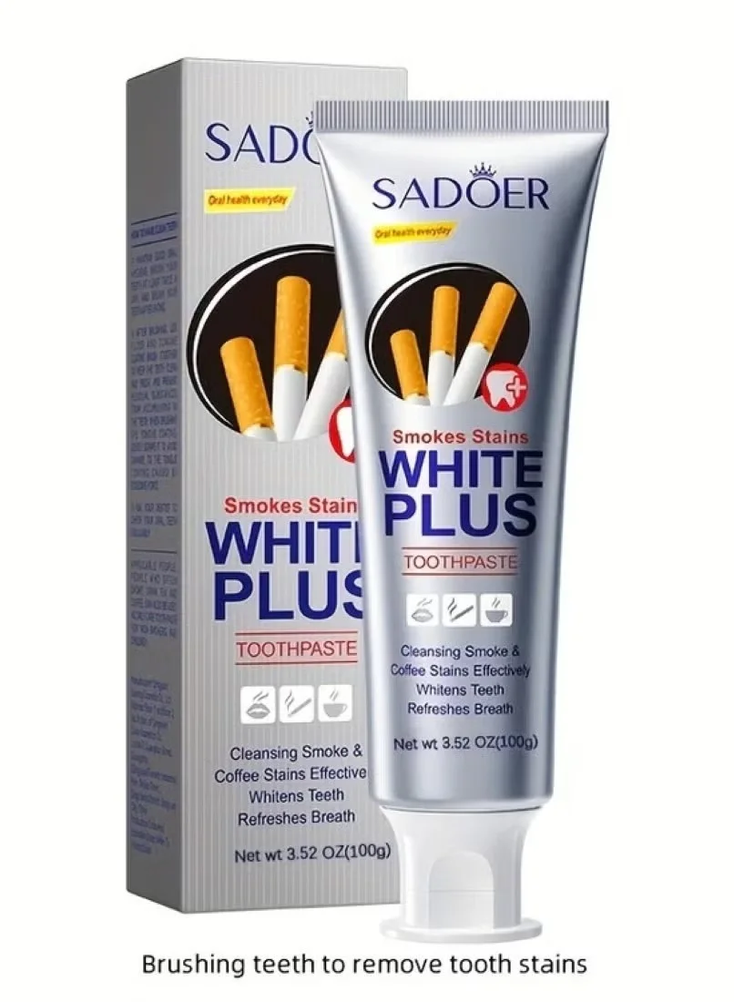 معجون أسنان وايت بلس لتبييض الأسنان