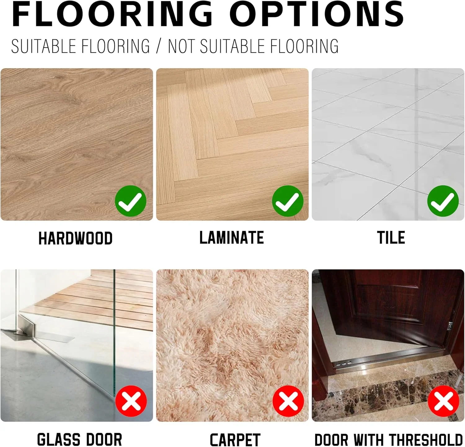 مانع تسرب الهواء والغبار أسفل الباب