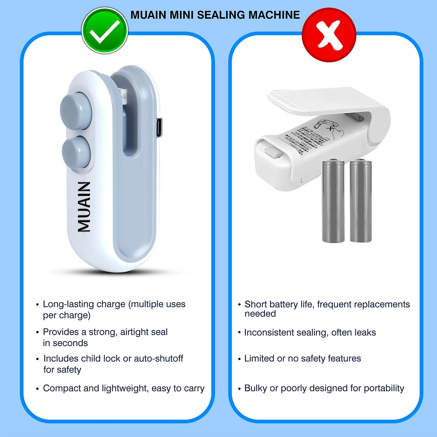 آلة تغليف صغيرة محمولة