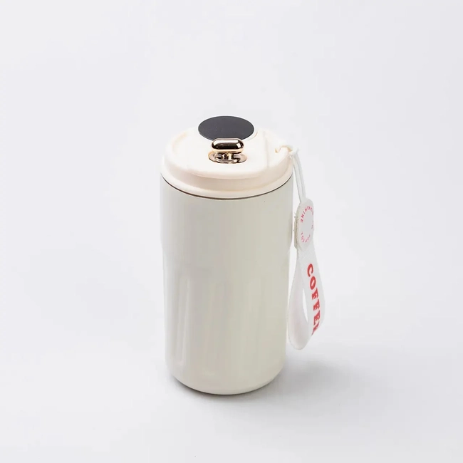 كوب ذكي معزول مزود بشاشة عرض درجة الحرارة