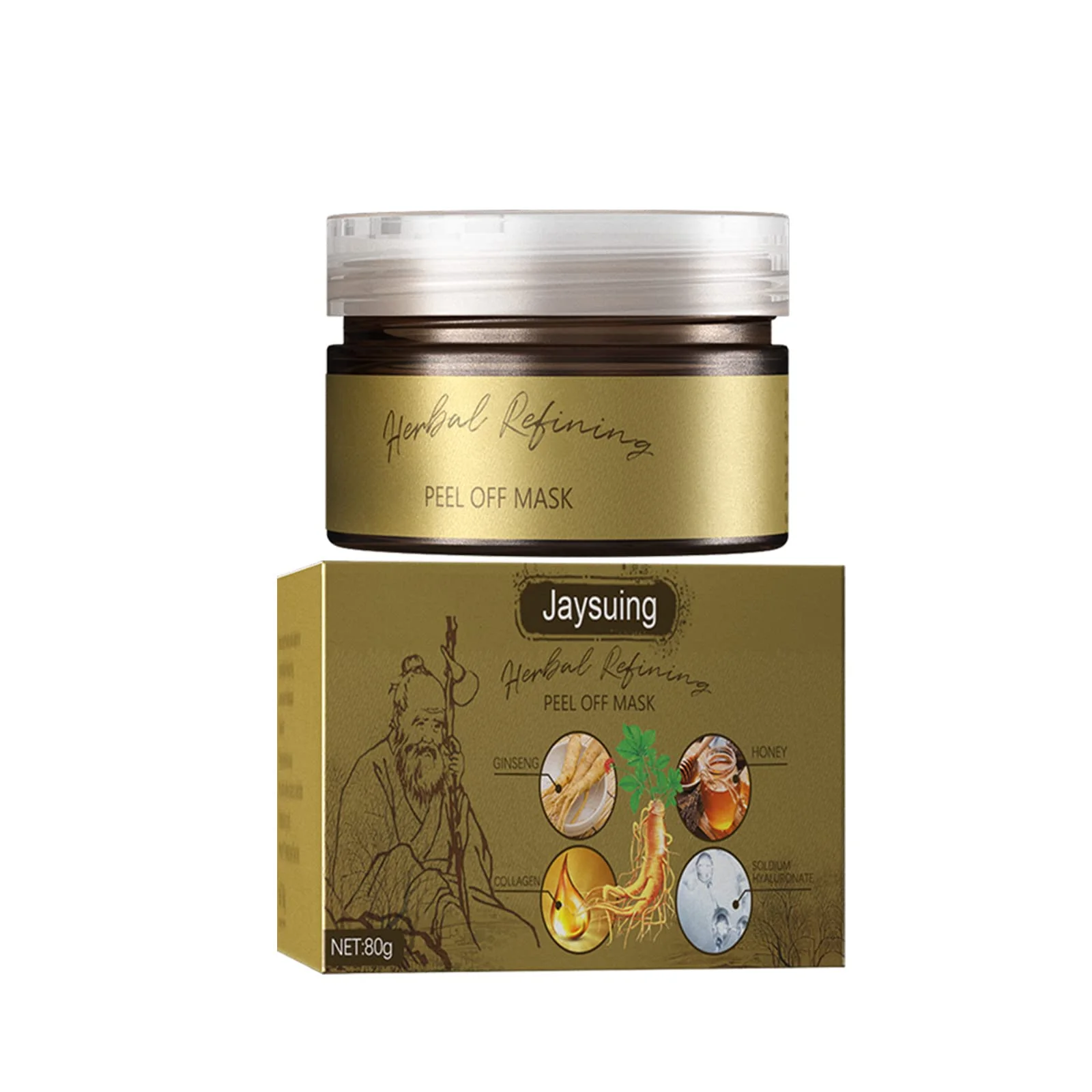 قناع الوجه المقشر والمنعم بالأعشاب