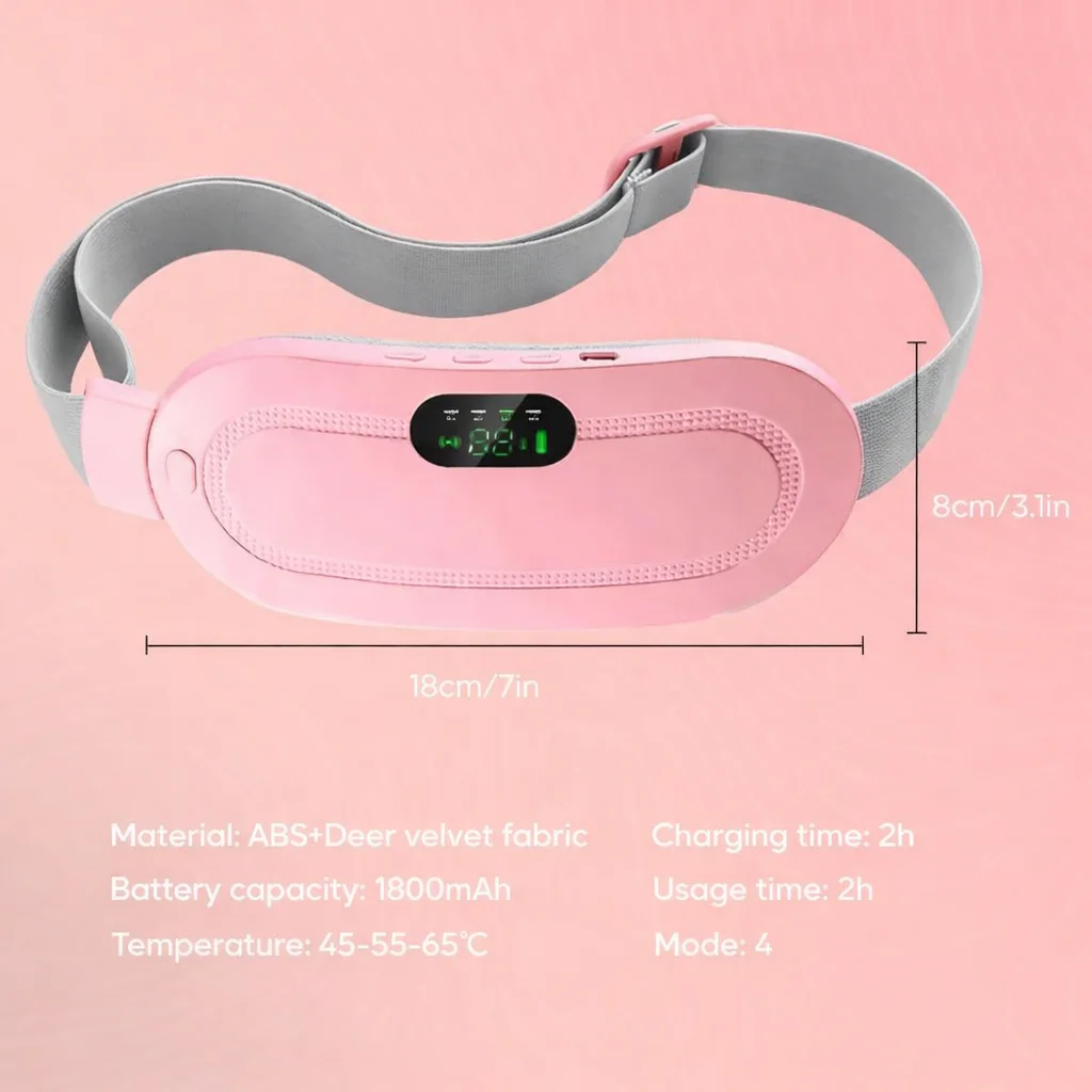 حزام التدفئة لتخفيف آلام الدورة والبطن والظهر