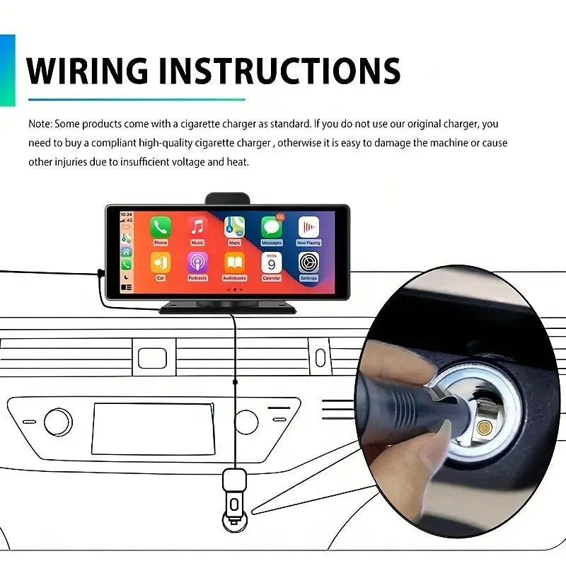 شاشة سيارة لاسلكية ذكية