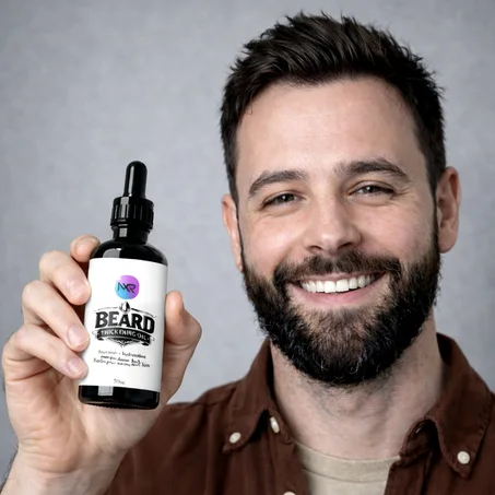 زيت تكثيف اللحية الطبيعي من الخروع و الجوجوبا