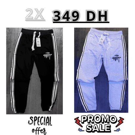 👖 Jogging Balenciaga – Gris & Noir ⚡