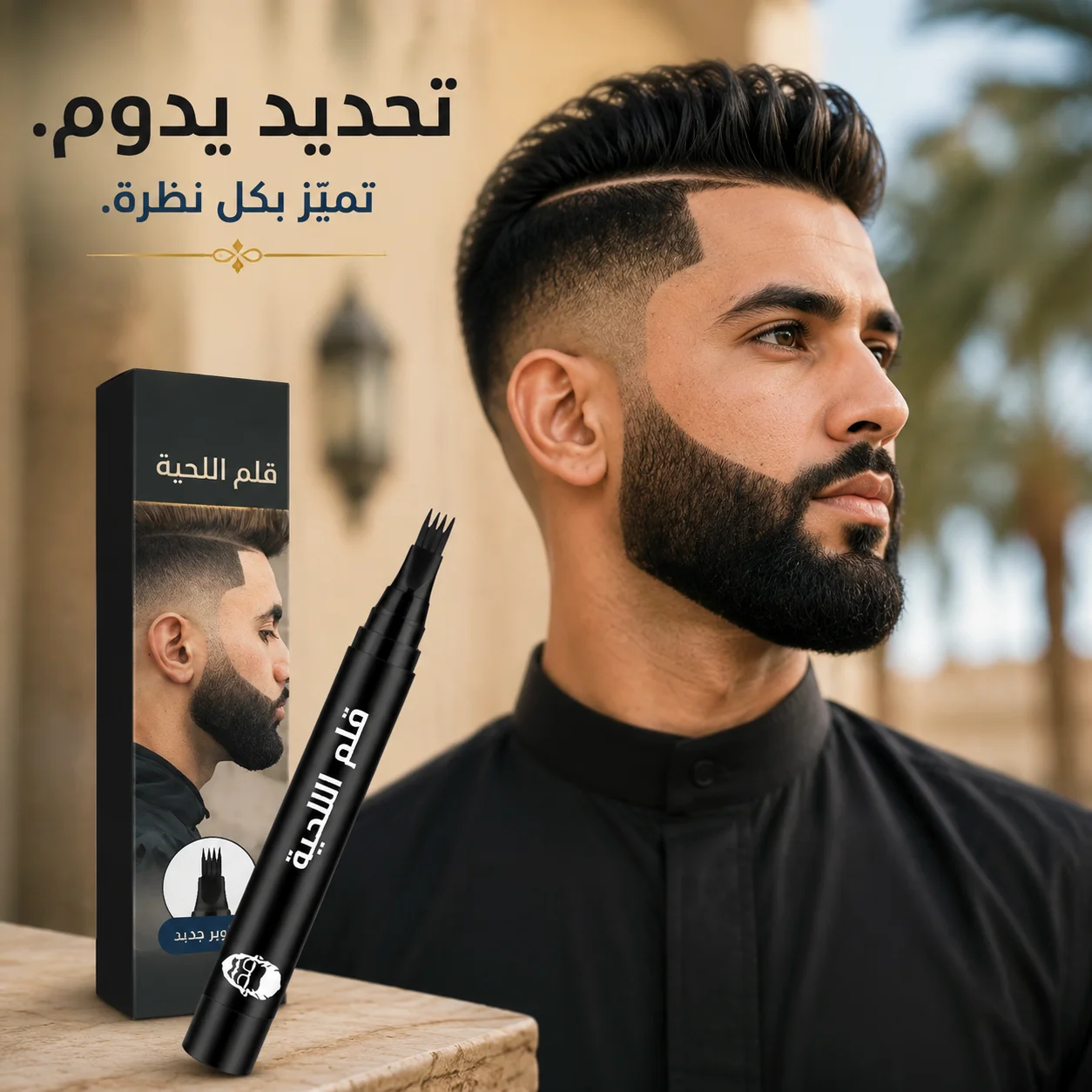 قلم اللحية والفرشاة لتعبئة الفراغات الاصلي