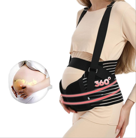 حزام دعم الحمل يُوزع الوزن ويحمي ظهركِ من الإجهاد