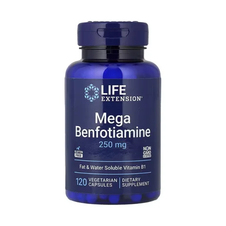 Life Extension, Méga benfotiamine, 120 capsules végétariennes