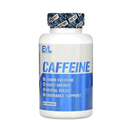 EVLution Nutrition, Caféine, 200 mg, 100 comprimés