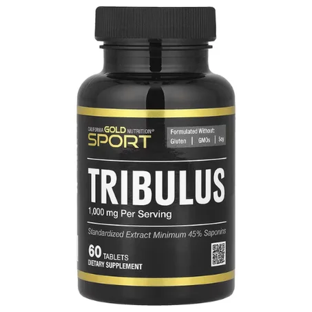 California Gold Nutrition, Sport, Tribule, 1000 mg, 60 comprimés