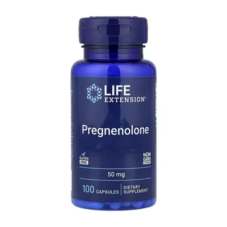 Life Extension, Prégnénolone, 50 mg, 100 capsules
