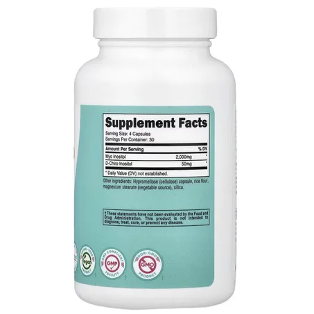 Nutricost, Femmes, Myo & D-Chiro Inositol, 120 capsules
