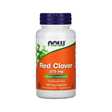 NOW Foods, Trèfle des prés, 375 mg, 100 capsules végétariennes
