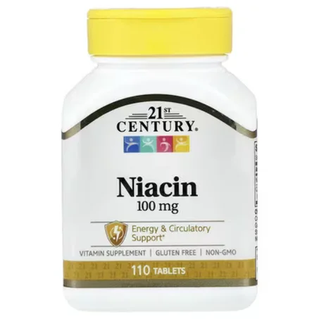 21st Century, Niacine, 100 mg, 110 comprimés