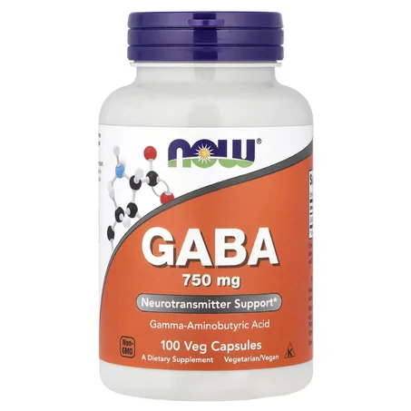 NOW Foods, GABA, 750 mg, 100 capsules végétariennes