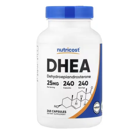Nutricost, DHEA, 25 mg, 240 capsules
