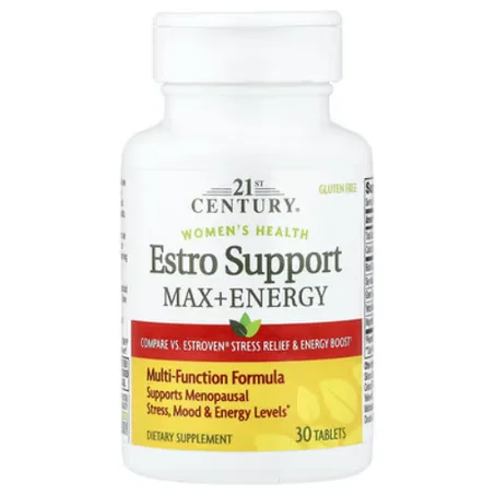 21st Century, Women's Health, Estro Support Max + Energy, 30 Tabletten