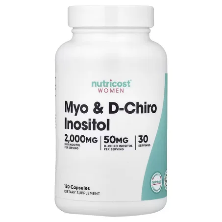 Nutricost, Femmes, Myo & D-Chiro Inositol, 120 capsules
