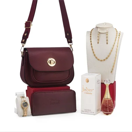 صاك، ساعة، عطر وإكسسوارات ✨ كلشي مجموع فباك واحد