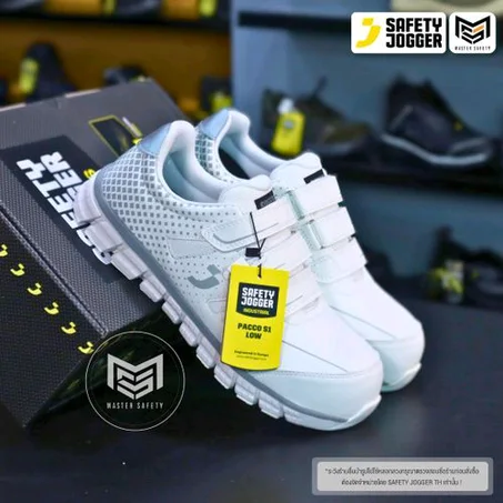 Safety Jogger Pacco White S1PS Low Size 46