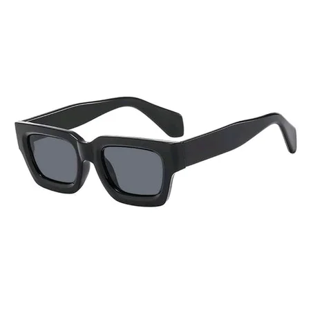 Unisex Square Sunglasses - Black